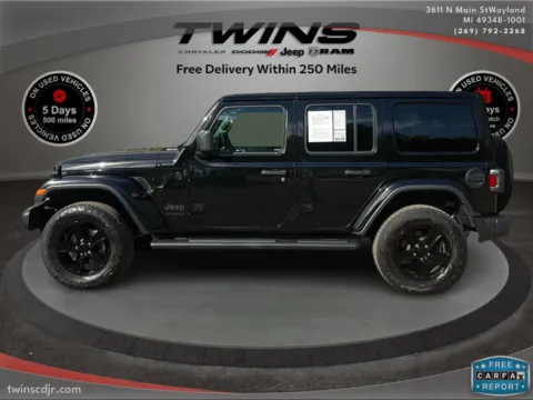 More photos of 2021 Jeep Wrangler Unlimited Sahara Altitude at Twins Chrysler Dodge Jeep Ram, MI