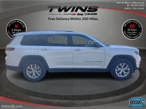Photos of 2022 Jeep Grand Cherokee L Limited for sale in Wayland, MI at Twins Chrysler Dodge Jeep Ram