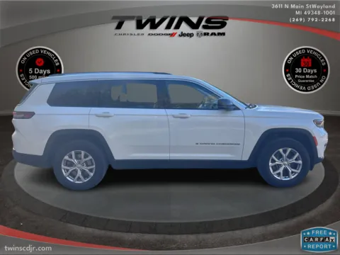 Photos of 2022 Jeep Grand Cherokee L Limited for sale in Wayland, MI at Twins Chrysler Dodge Jeep Ram