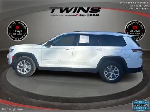 Photos of 2022 Jeep Grand Cherokee L Limited for sale in Wayland, MI at Twins Chrysler Dodge Jeep Ram