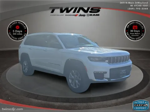 White 2022 Jeep Grand Cherokee L Limited for sale in Wayland, MI