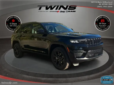Black 2025 Jeep Grand Cherokee Altitude X for sale in Wayland, MI