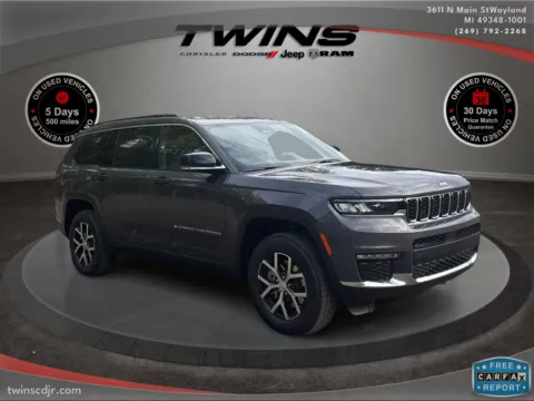 Gray 2025 Jeep Grand Cherokee L Limited for sale in Wayland, MI