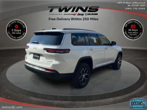 Photos of 2025 Jeep Grand Cherokee L Limited for sale in Wayland, MI at Twins Chrysler Dodge Jeep Ram