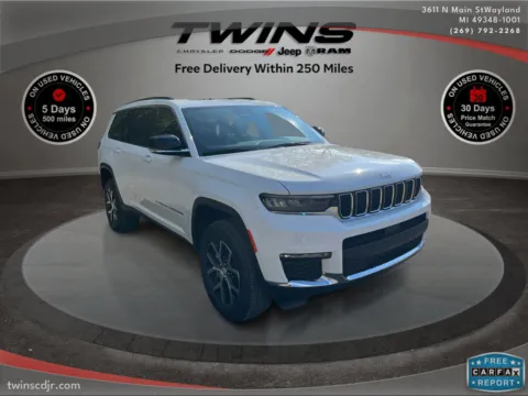 White 2025 Jeep Grand Cherokee L Limited for sale in Wayland, MI