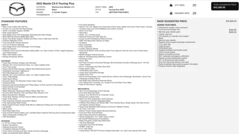 More photos of 2022 Mazda CX-9 Touring Plus at Twins Chrysler Dodge Jeep Ram, MI