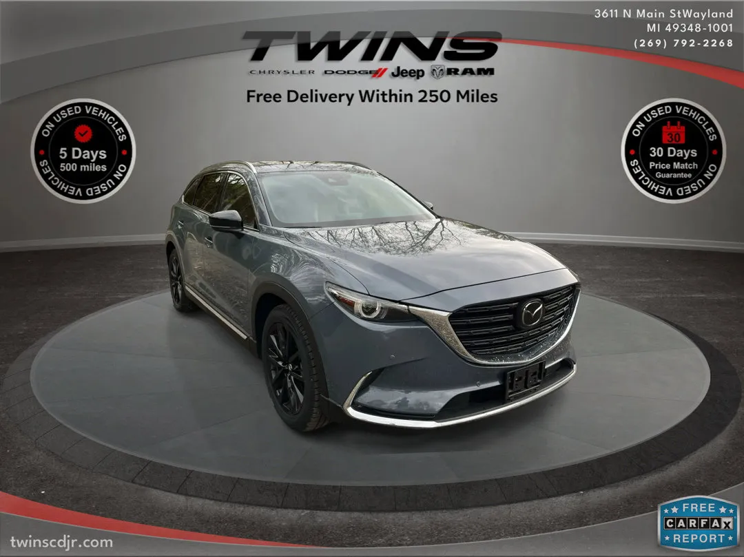 Gray 2022 Mazda CX-9 Carbon Edition for sale in Wayland, MI