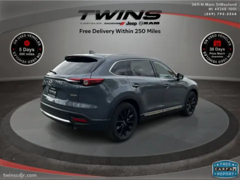 Another view of 2022 Mazda CX-9 Carbon Edition for sale in Wayland, MI at Twins Chrysler Dodge Jeep Ram
