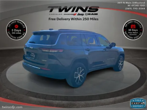 Photos of 2024 Jeep Grand Cherokee L Limited for sale in Wayland, MI at Twins Chrysler Dodge Jeep Ram