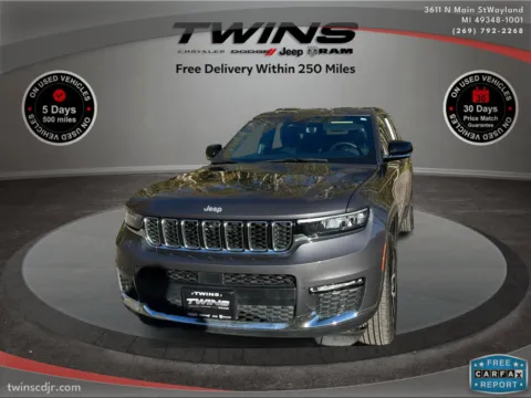 Gray 2024 Jeep Grand Cherokee L Limited for sale in Wayland, MI