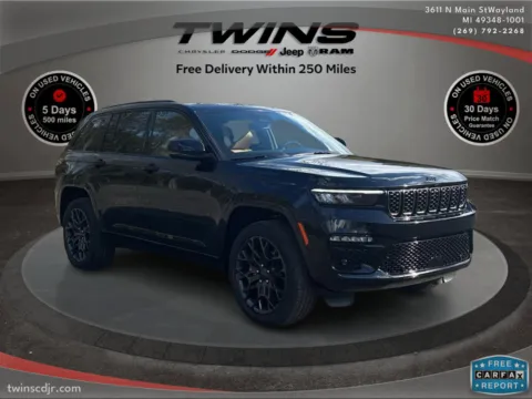 Black 2025 Jeep Grand Cherokee Summit for sale in Wayland, MI