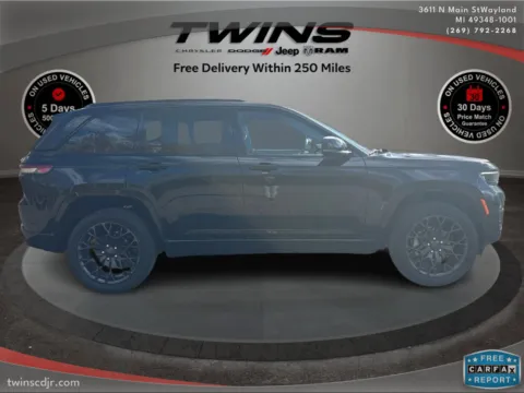 Photos of 2025 Jeep Grand Cherokee Summit for sale in Wayland, MI at Twins Chrysler Dodge Jeep Ram