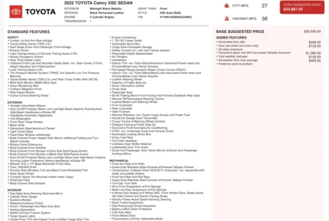 More photos of 2022 Toyota Camry XSE at Twins Chrysler Dodge Jeep Ram, MI