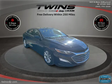 Black 2022 Chevrolet Malibu LT for sale in Wayland, MI