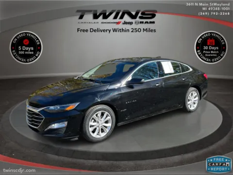 Black 2022 Chevrolet Malibu LT for sale in Wayland, MI