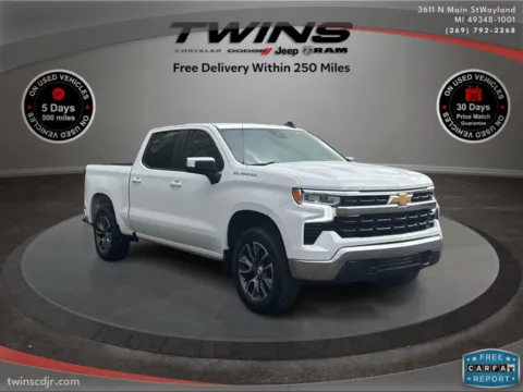 White 2022 Chevrolet Silverado 1500 LT for sale in Wayland, MI