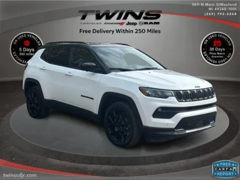 White 2024 Jeep Compass Latitude for sale in Wayland, MI