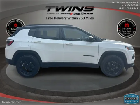 Photos of 2024 Jeep Compass Latitude for sale in Wayland, MI at Twins Chrysler Dodge Jeep Ram