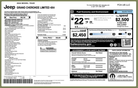 More photos of 2024 Jeep Grand Cherokee Limited at Twins Chrysler Dodge Jeep Ram, MI