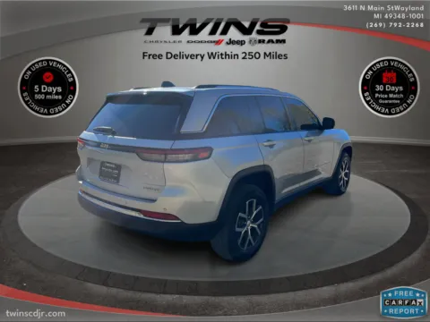Photos of 2024 Jeep Grand Cherokee Limited for sale in Wayland, MI at Twins Chrysler Dodge Jeep Ram