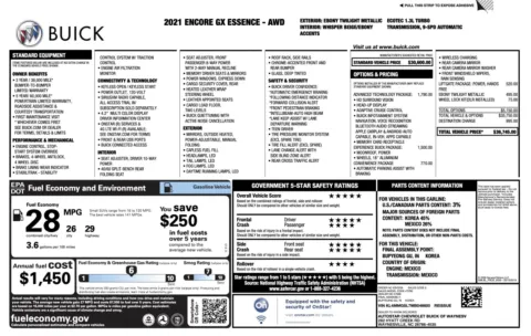 More photos of 2021 Buick Encore GX Essence at Twins Chrysler Dodge Jeep Ram, MI