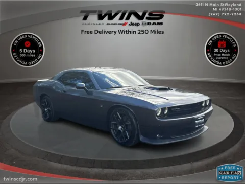 Gray 2017 Dodge Challenger 392 Hemi Scat Pack Shaker for sale in Wayland, MI