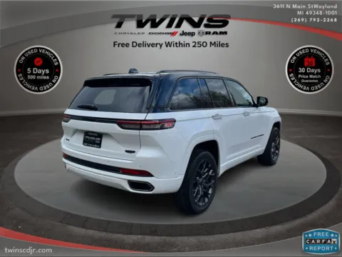Another view of 2025 Jeep Grand Cherokee Summit for sale in Wayland, MI at Twins Chrysler Dodge Jeep Ram
