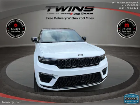 White 2025 Jeep Grand Cherokee Summit for sale in Wayland, MI