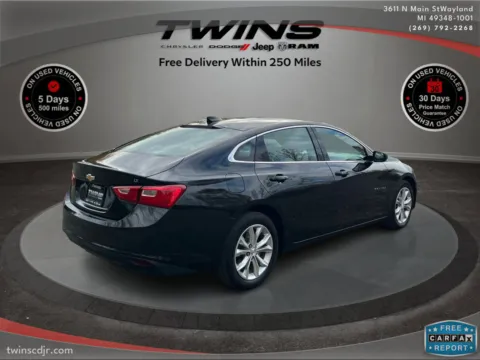 Another view of 2023 Chevrolet Malibu LT for sale in Wayland, MI at Twins Chrysler Dodge Jeep Ram
