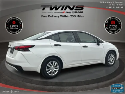 Another view of 2021 Nissan Versa S for sale in Wayland, MI at Twins Chrysler Dodge Jeep Ram