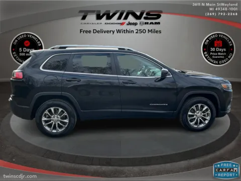 Photos of 2021 Jeep Cherokee Latitude Lux for sale in Wayland, MI at Twins Chrysler Dodge Jeep Ram