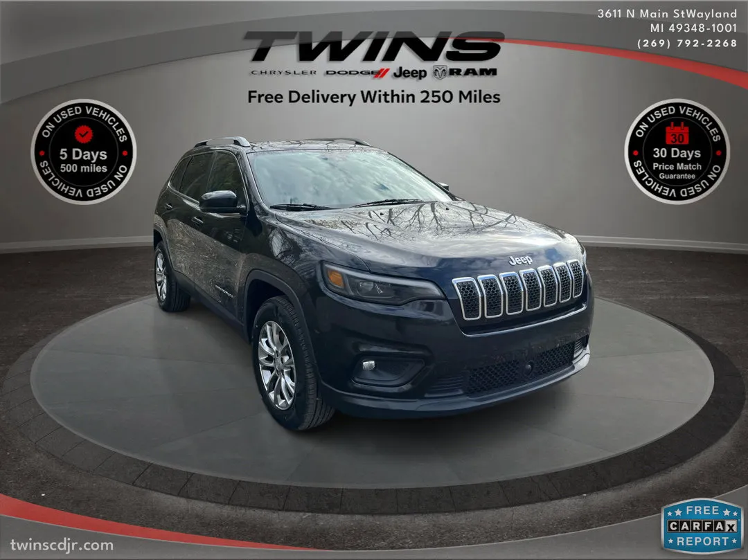 Black 2021 Jeep Cherokee Latitude Lux for sale in Wayland, MI