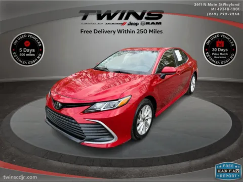 Red 2023 Toyota Camry LE for sale in Wayland, MI