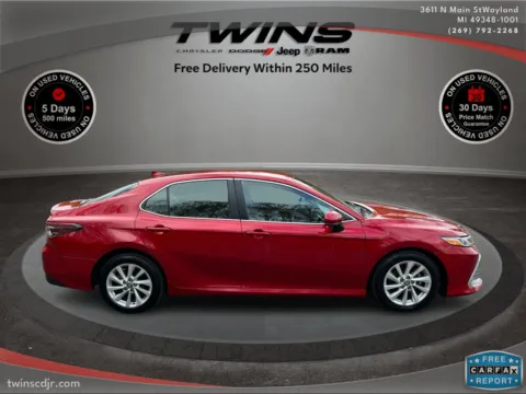 Red 2023 Toyota Camry LE for sale in Wayland, MI