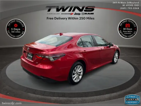 Photos of 2023 Toyota Camry LE for sale in Wayland, MI at Twins Chrysler Dodge Jeep Ram