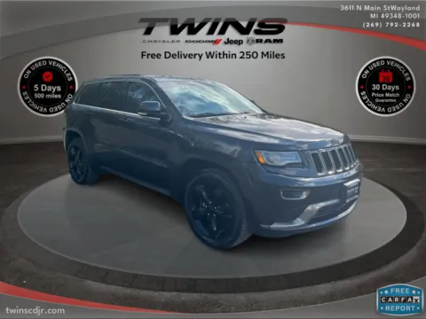 Black 2016 Jeep Grand Cherokee High Altitude for sale in Wayland, MI