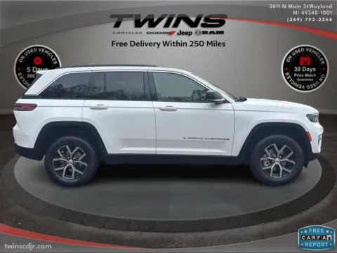 Photos of 2025 Jeep Grand Cherokee Limited for sale in Wayland, MI at Twins Chrysler Dodge Jeep Ram