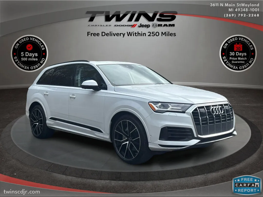 White 2022 Audi Q7 Prestige for sale in Wayland, MI