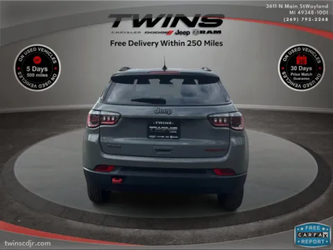 Another view of 2023 Jeep Compass Trailhawk for sale in Wayland, MI at Twins Chrysler Dodge Jeep Ram