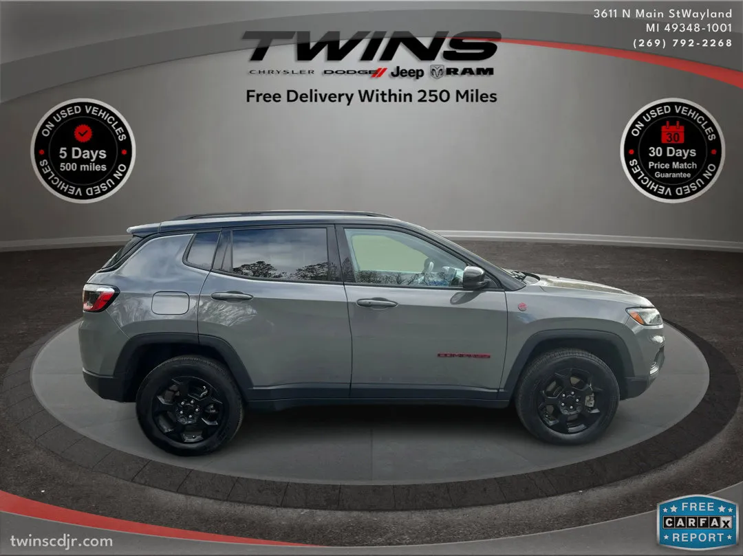 Gray 2023 Jeep Compass Trailhawk for sale in Wayland, MI