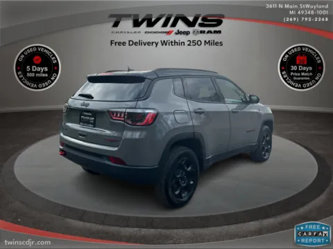 Photos of 2023 Jeep Compass Trailhawk for sale in Wayland, MI at Twins Chrysler Dodge Jeep Ram