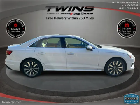 Photos of 2022 Audi A4 Sedan Premium for sale in Wayland, MI at Twins Chrysler Dodge Jeep Ram