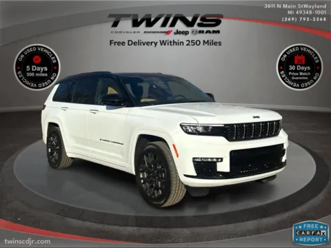 White 2025 Jeep Grand Cherokee L Summit for sale in Wayland, MI