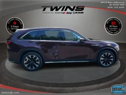 Photos of 2024 Mazda CX-90 PHEV Premium for sale in Wayland, MI at Twins Chrysler Dodge Jeep Ram