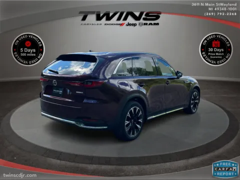 Another view of 2024 Mazda CX-90 PHEV Premium for sale in Wayland, MI at Twins Chrysler Dodge Jeep Ram
