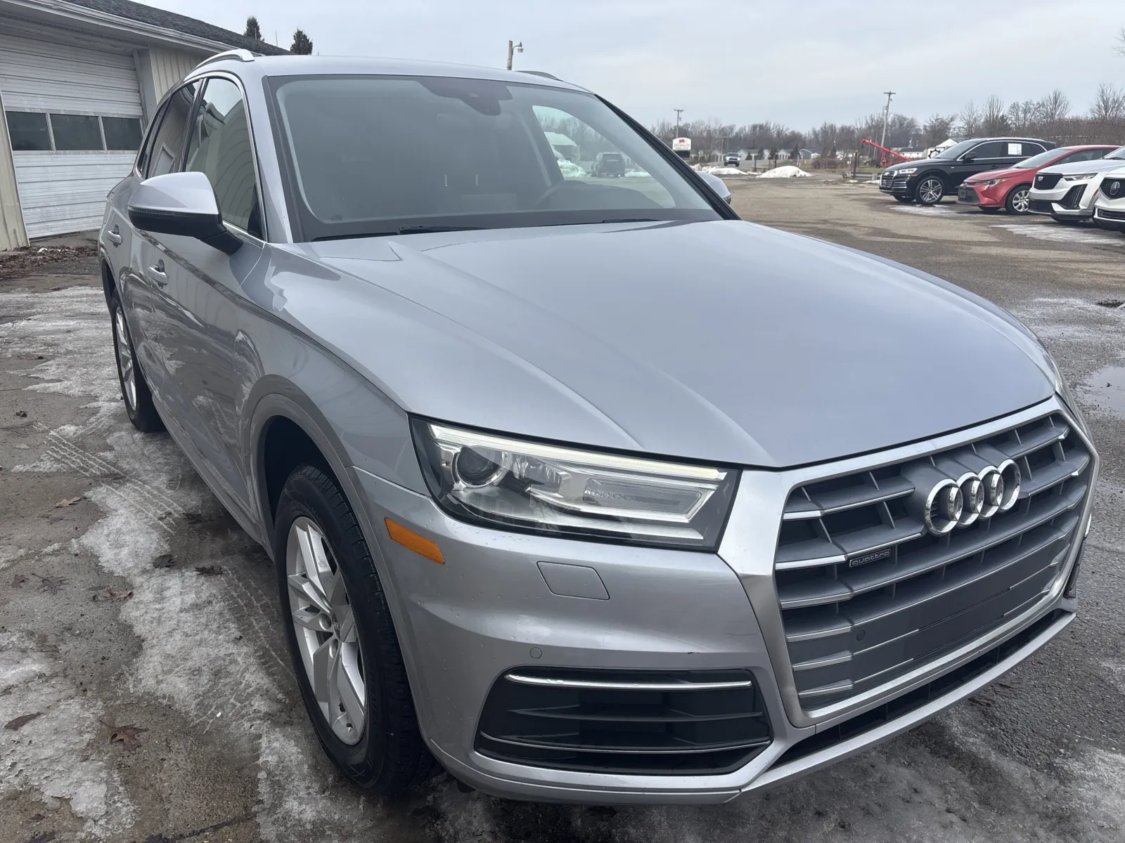 Gray 2020 Audi Q5 Titanium Premium for sale in Wayland, MI