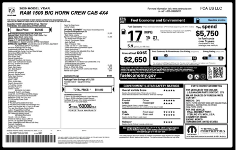 More photos of 2020 Ram 1500 Big Horn at Twins Chrysler Dodge Jeep Ram, MI