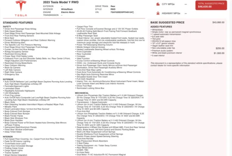 More photos of 2023 Tesla Model Y STATDARD RANGE at Twins Chrysler Dodge Jeep Ram, MI