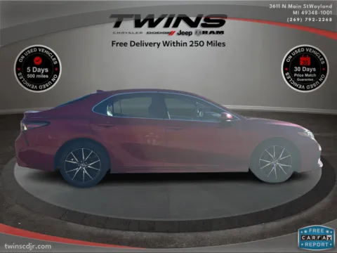 Photos of 2021 Toyota Camry SE for sale in Wayland, MI at Twins Chrysler Dodge Jeep Ram