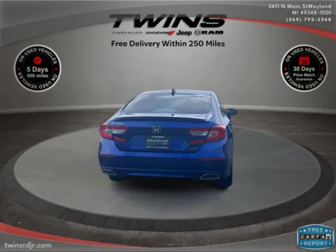 More photos of 2020 Honda Accord Sedan Sport at Twins Chrysler Dodge Jeep Ram, MI